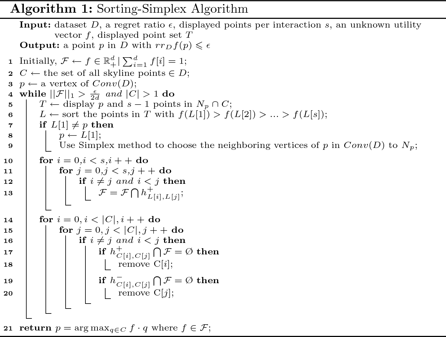 Sorting Based Interactive Regret Minimization Springerlink