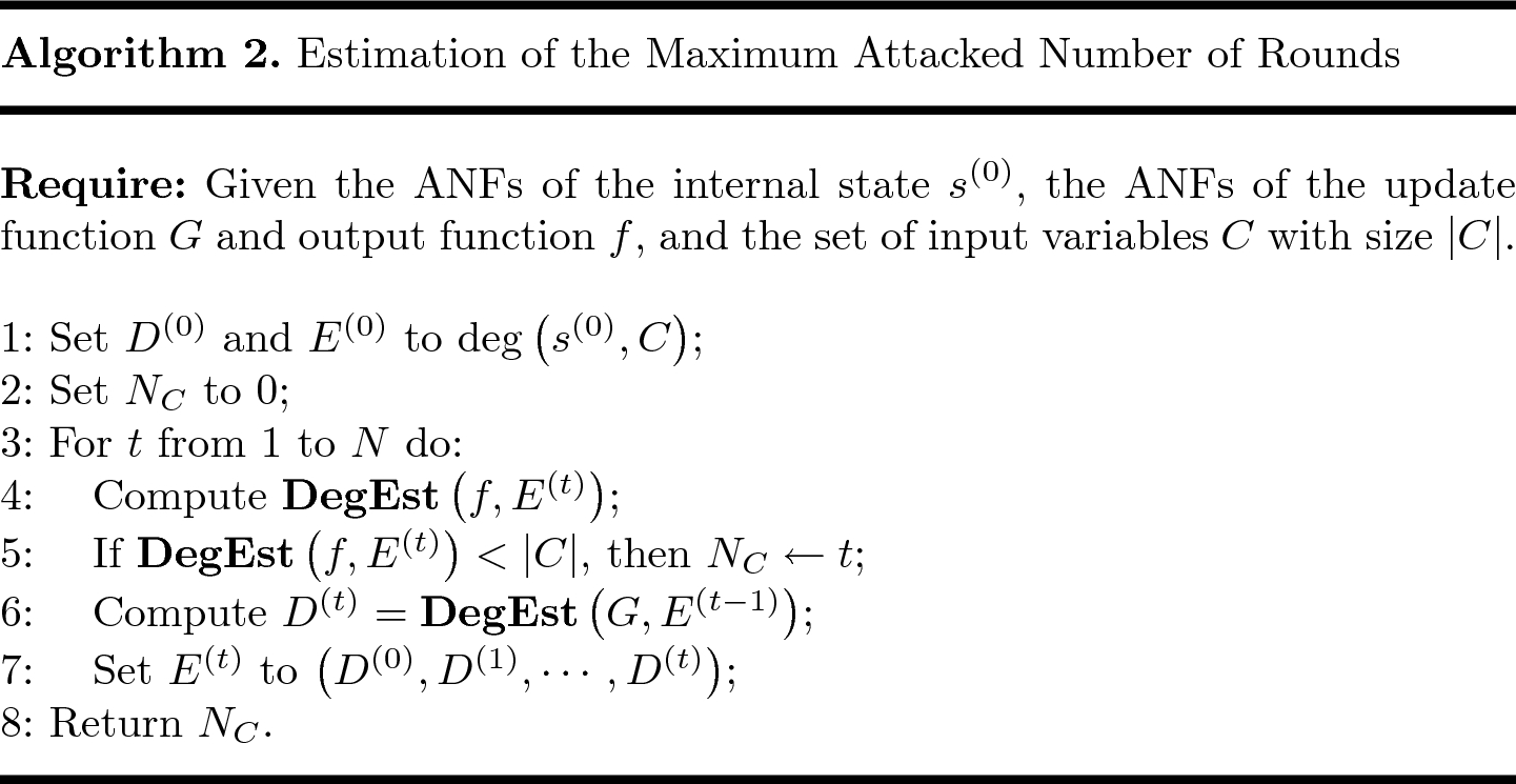 A New General Method Of Searching For Cubes In Cube Attacks Springerlink