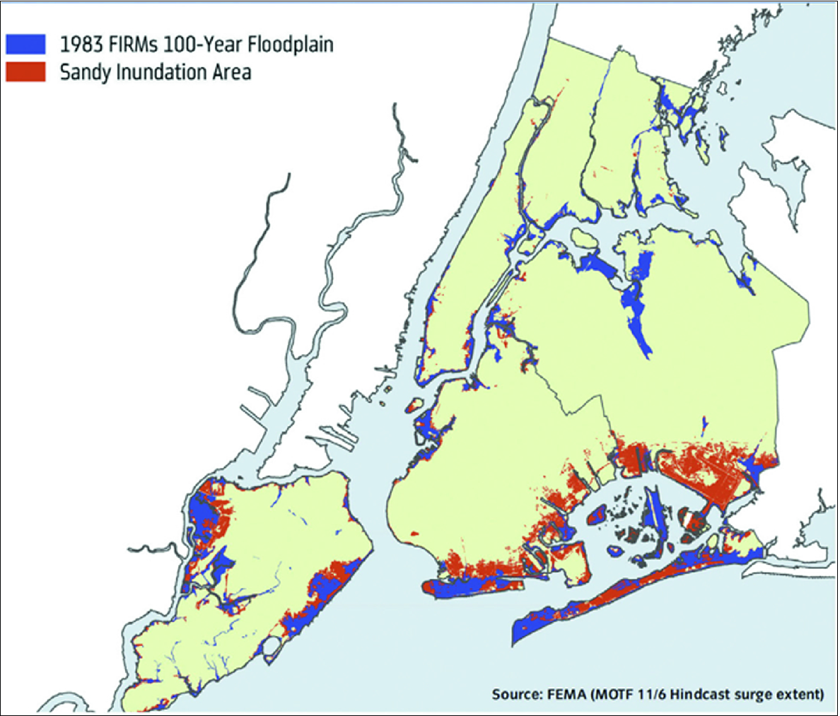 100 Year Floodplain Map Producing And Communicating Flood Risk: A Knowledge System Analysis Of Fema  Flood Maps In New York City | Springerlink