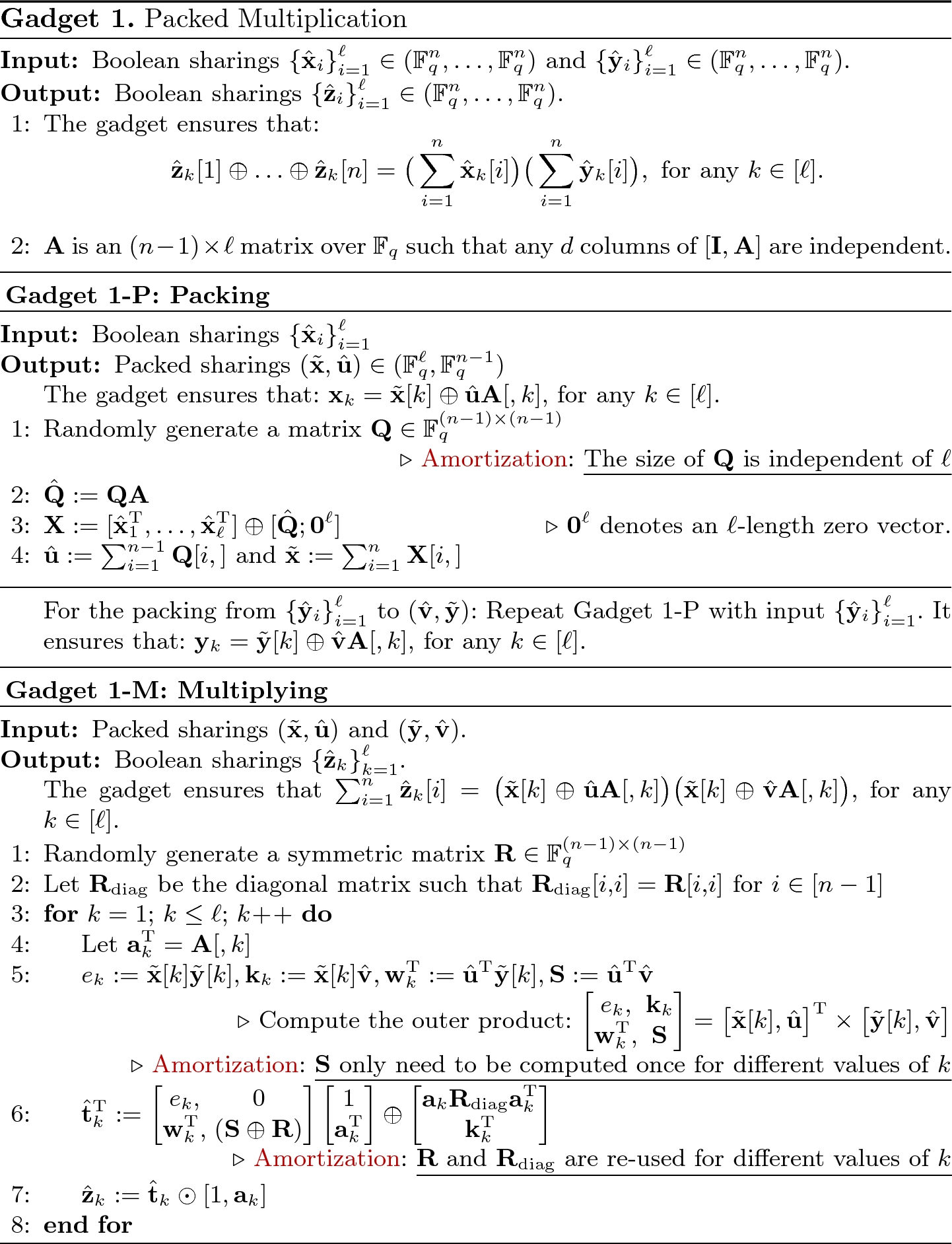 Packed Multiplication How To Amortize The Cost Of Side Channel Masking Springerlink