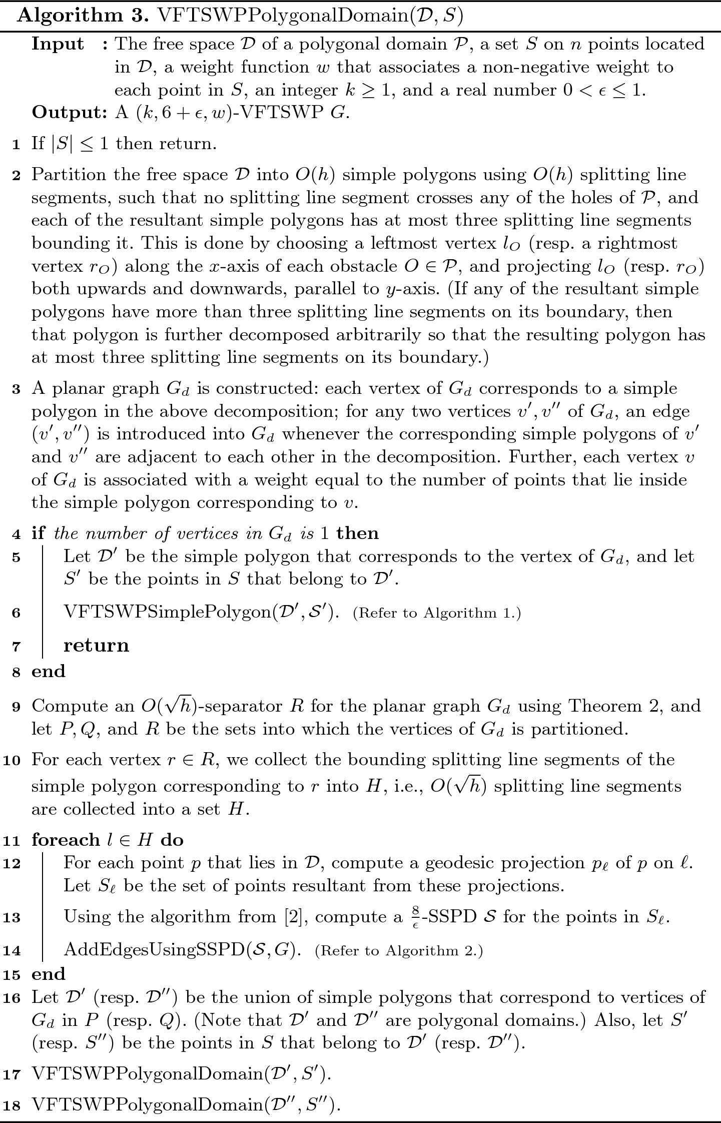 Vertex Fault Tolerant Spanners For Weighted Points In Polygonal Domains Springerlink