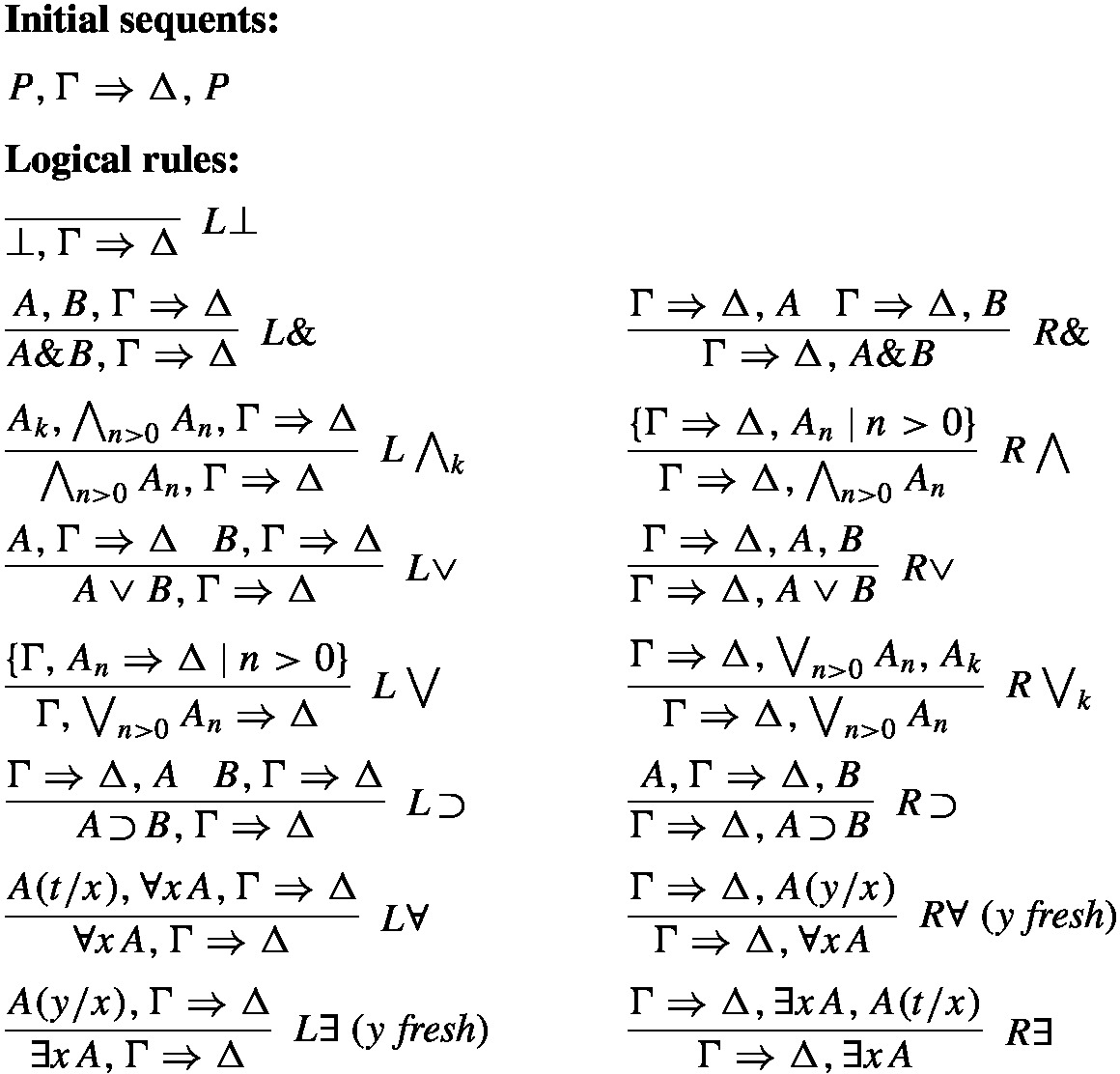 Geometric Rules In Infinitary Logic Springerlink Geometric Rules In Infinitary Logic Springerlink