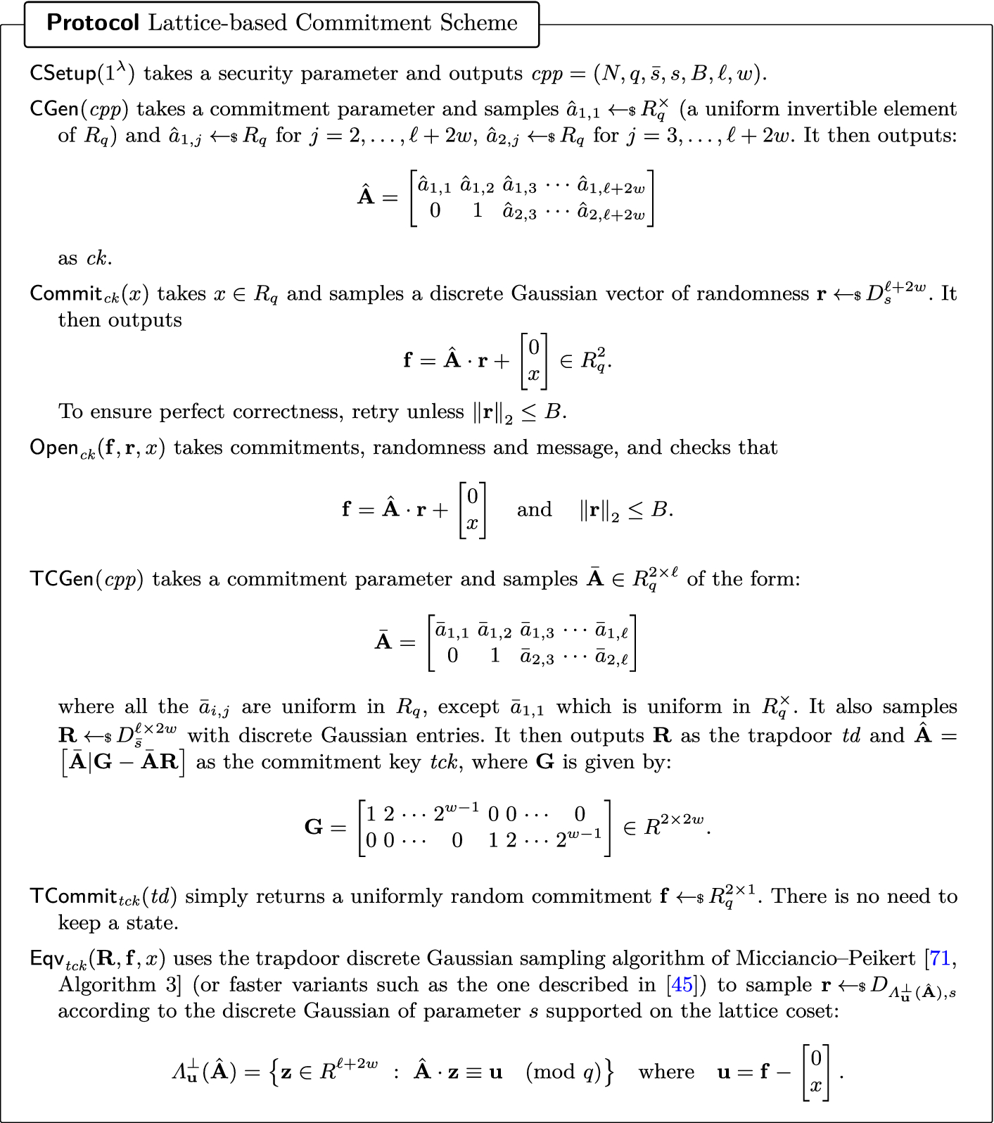 Two Rou Nd N Out Of N A Nd Multi Sig Natures A Nd Trapdoor Commitme Nt From Lattices Springerlink