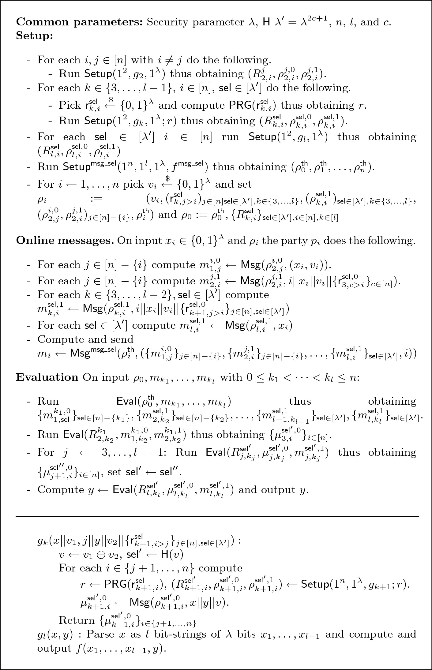 Threshold Garbled Circuits And Ad Hoc Secure Computation Springerlink