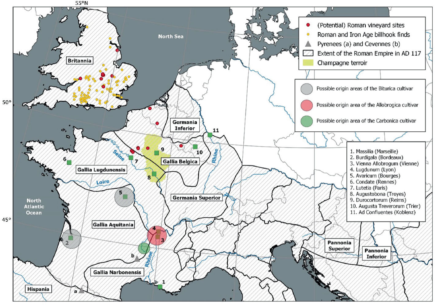 Viticulture As A Climate Proxy For The Roman World Global Warming As A Comparative Framework For Interpreting The Ancient Source Material In Italy And The West Ca 200 Bc 200 Ad Springerlink
