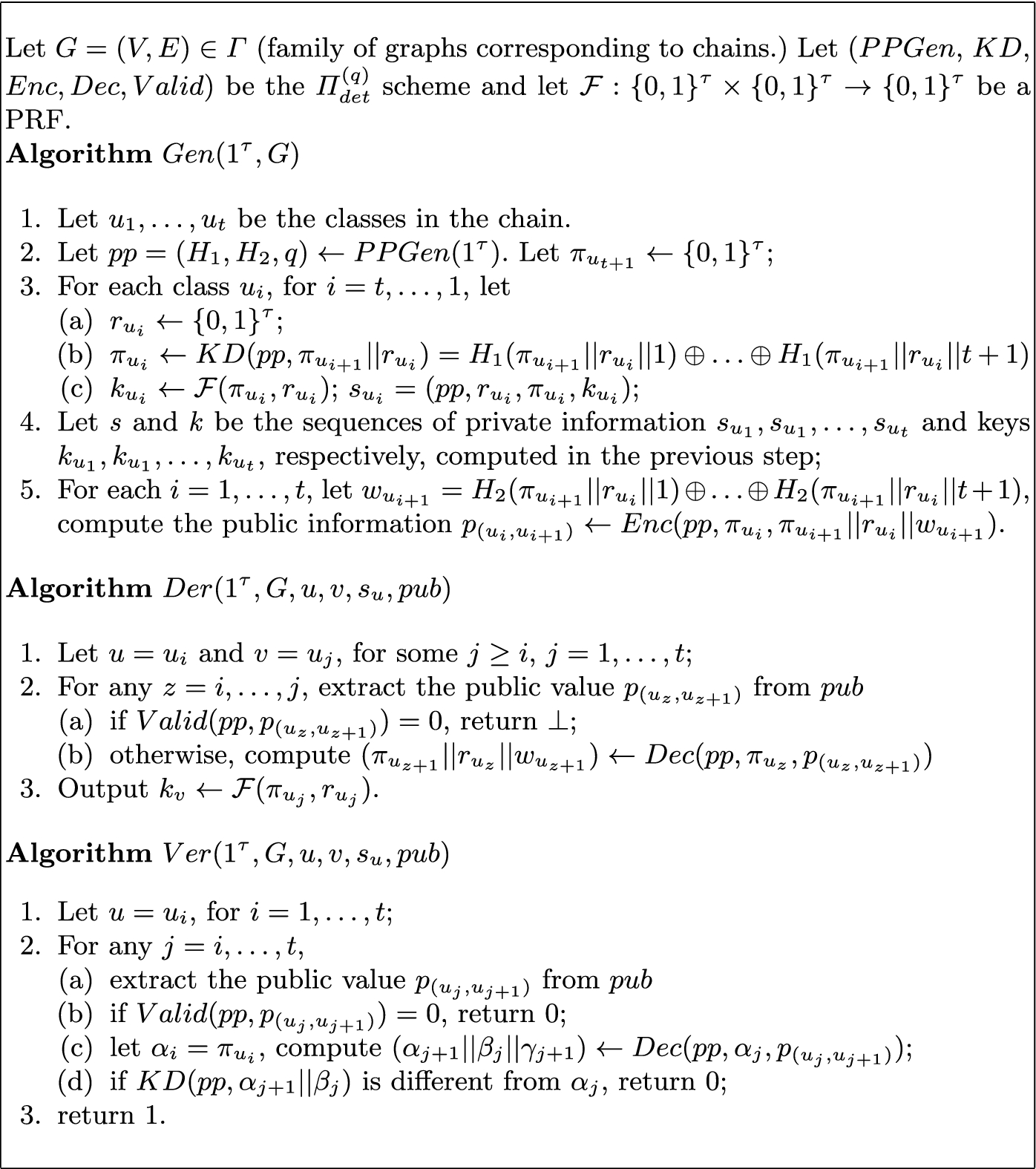 Verifiable Hierarchical Key Assignment Schemes Springerlink