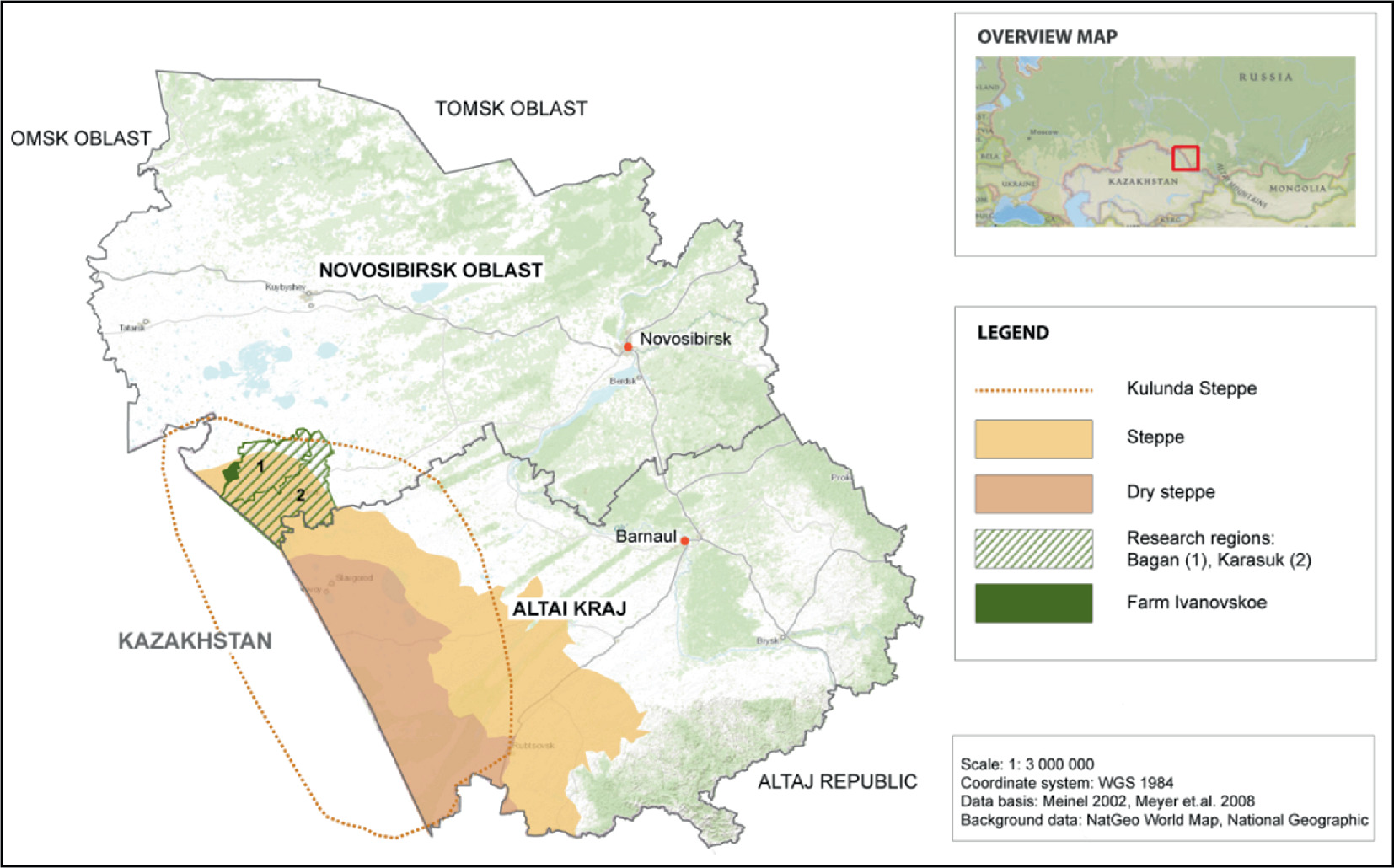 Desertification In Western Siberia Identification Assessment And Driving Forces In Temporal Scale Springerlink