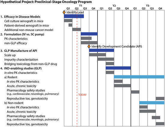 Gantt Chart Clinical Trial