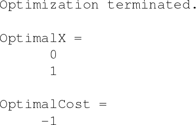 The Brackets In List Of Input Arguments Linprog Correspond To Not Used Here Such As Upper Bounds On Decision Variables The Brackets In List Of Input Arguments Linprog Correspond To Not Used Here Such As Upper Bounds On Decision Variables