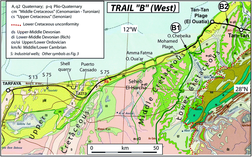 Recommended Geoheritage Trails In Southern Morocco A 3 Ga
