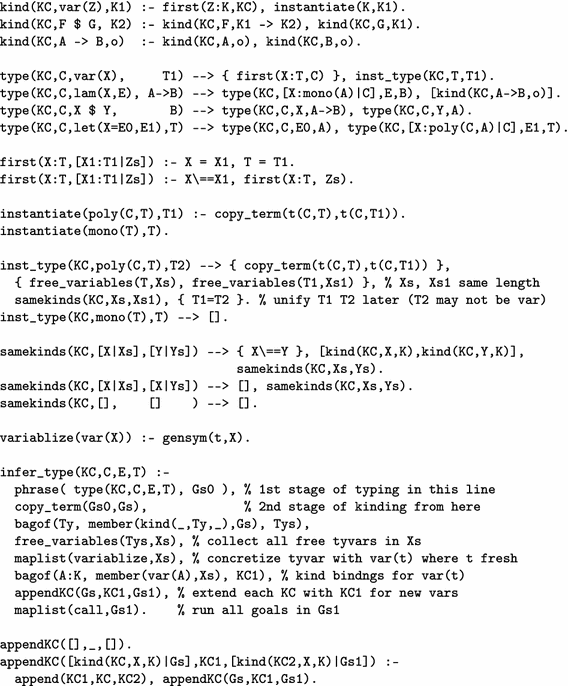 Executable Relational Specifications Of Polymorphic Type Systems Using Prolog Springerlink