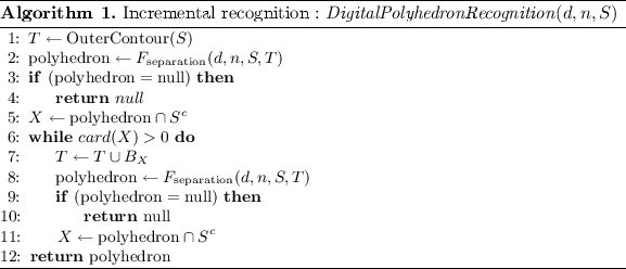 Recognition Of Digital Polyhedra With A Fixed Number Of Faces Springerlink