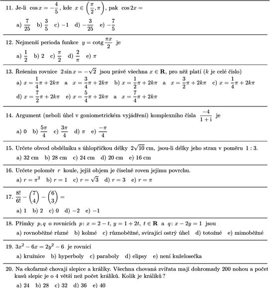 Qualitative and Quantitative Evaluation of the Entrance Draft Tests from  Mathematics | SpringerLink