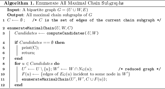 On Maximal Chain Subgraphs And Covers Of Bipartite Graphs Springerlink
