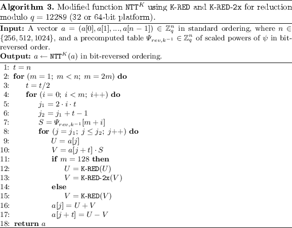 Speeding Up The Number Theoretic Transform For Faster Ideal Lattice Based Cryptography Springerlink