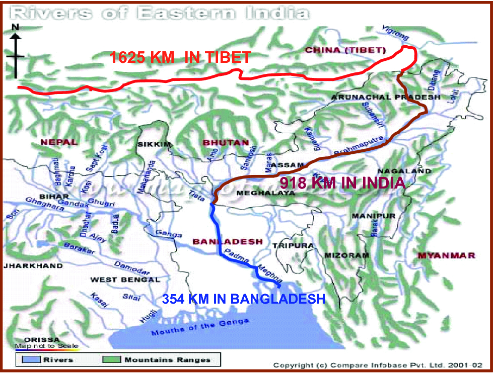 Featured image of post Brahmaputra River Map The brahmaputra river is passable for the majority of its span