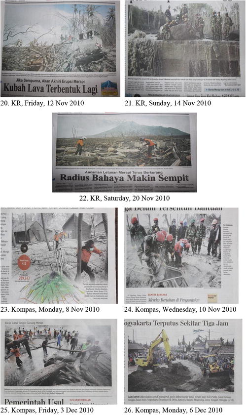 Media And Visual Representation Of Disaster Analysis Of Merapi Eruption In 2010 Springerlink