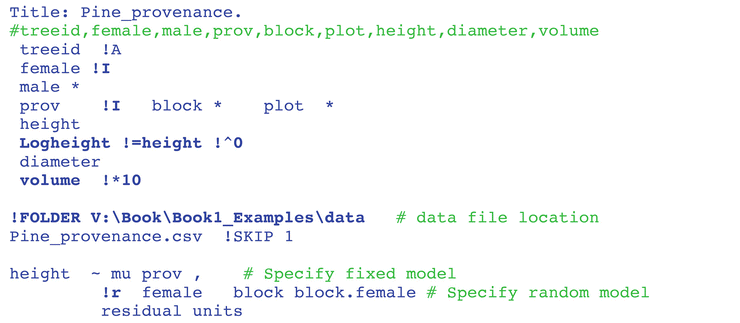 asreml with random variable only asreml with random variable only