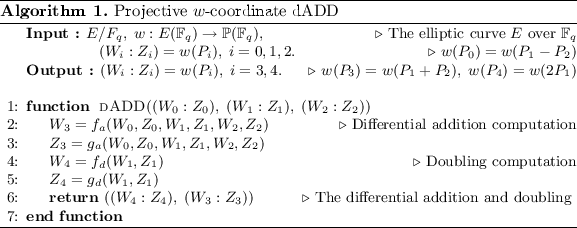 Differential Addition On Binary Elliptic Curves Springerlink
