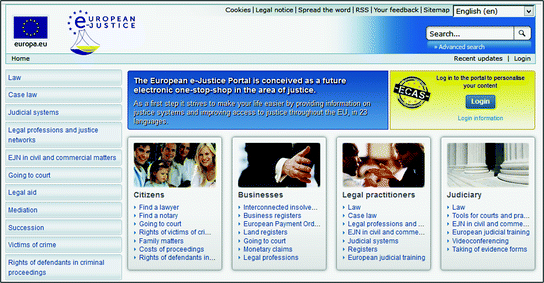 Making Eu Justice Smart Looking Into The Implementation Of New Technologies To Improve The Efficiency Of Cross Border Justice Services Delivery Springerlink