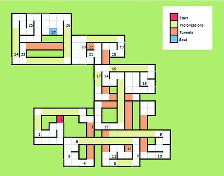 Self Overlapping Maze And Map Design For Asymmetric Collaboration In Room Scale Virtual Reality For Public Spaces Springerlink