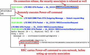qxdm nas emm security protected outgoing msg