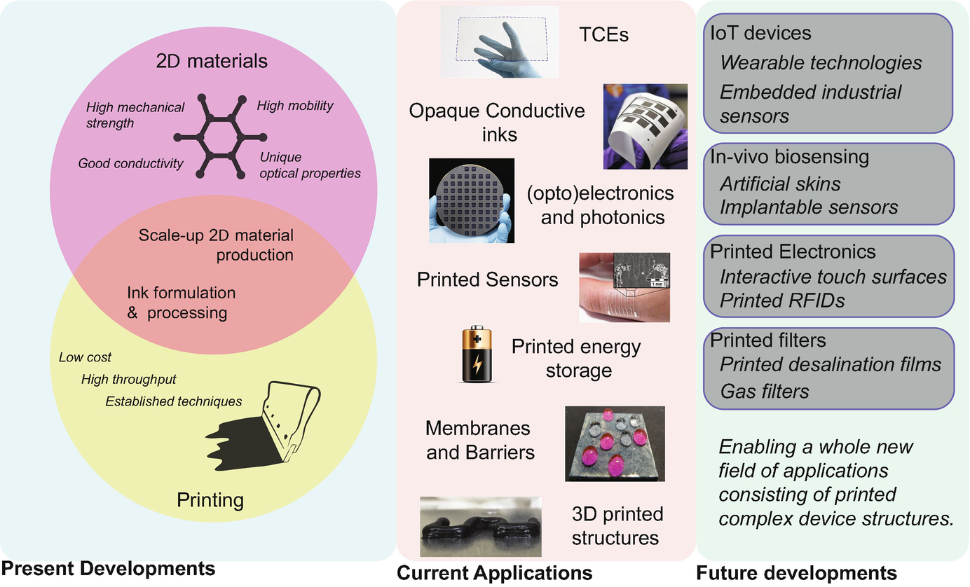 Applications Of Printed 2d Materials Springerlink