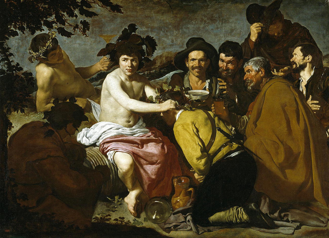 YOUNG SHEPHERD BOY MAN IDLE MOMENT TALKING WITH GIRLS PAINTING ART CANVAS PRINT