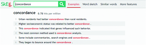 Applying Sketch Engine For Language Learning In The