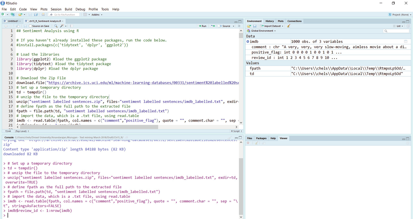 Sentiment Analysis Of Movie Reviews Using R Springerlink