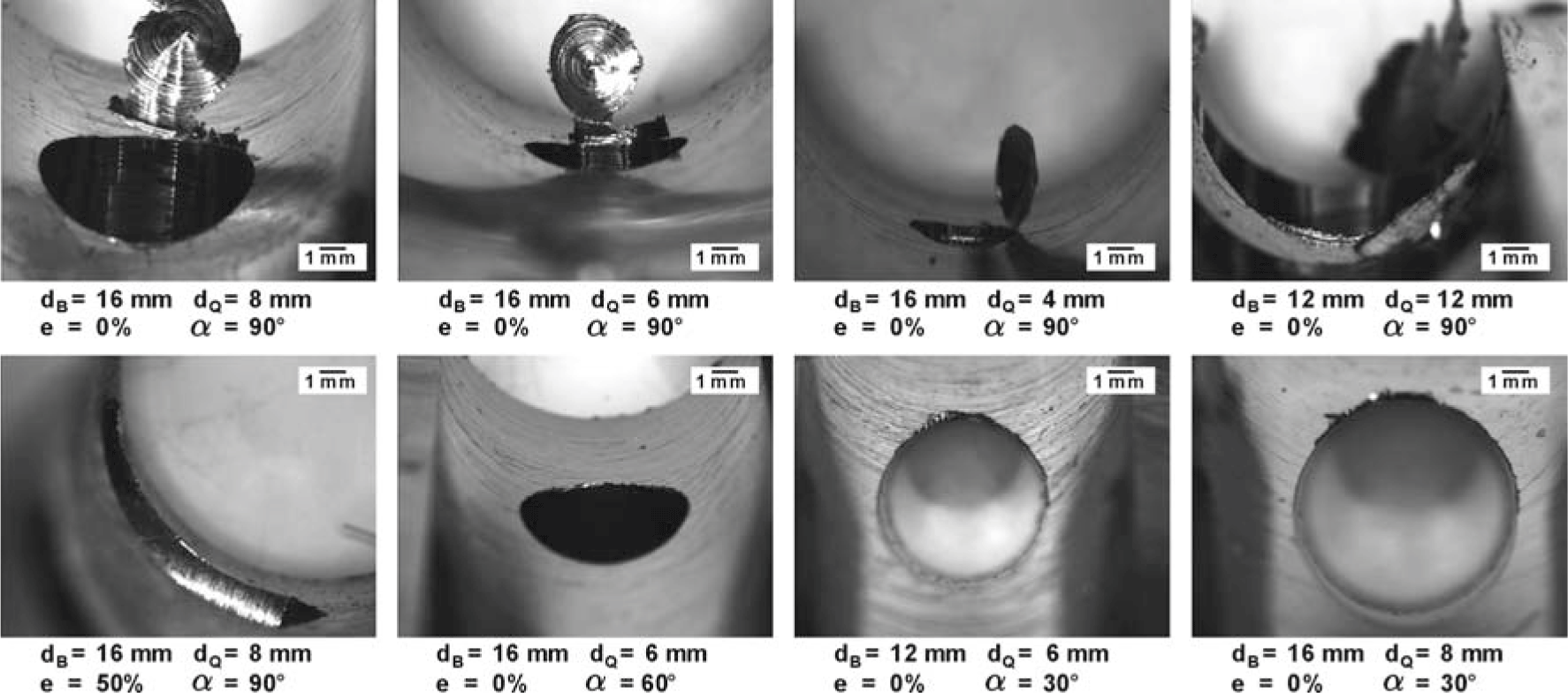 Burr Formation in Drilling Intersecting Holes SpringerLink