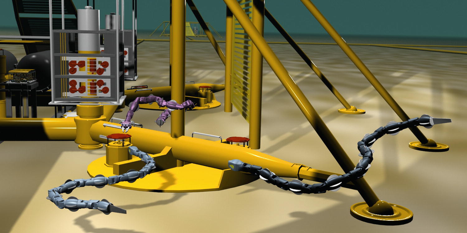 Working of snake robot picture