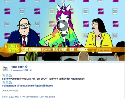 Einhorn Dating-Theorie