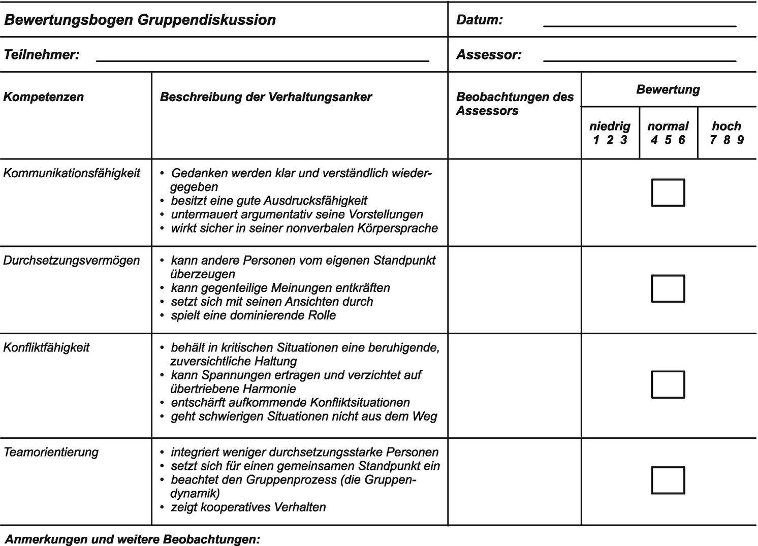 Assessment Center Springerlink