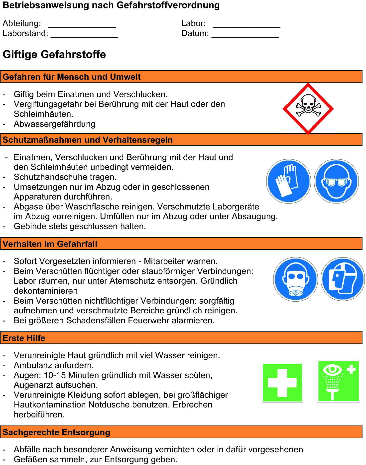 Kfz Werkstatt Checkliste Gefahrstoffe - IZU