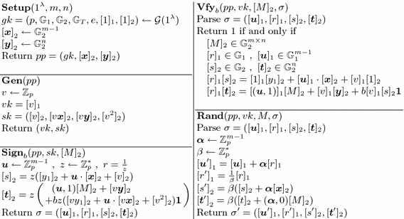 Efficient Fully Structure Preserving Signatures For Large Messages Springerlink