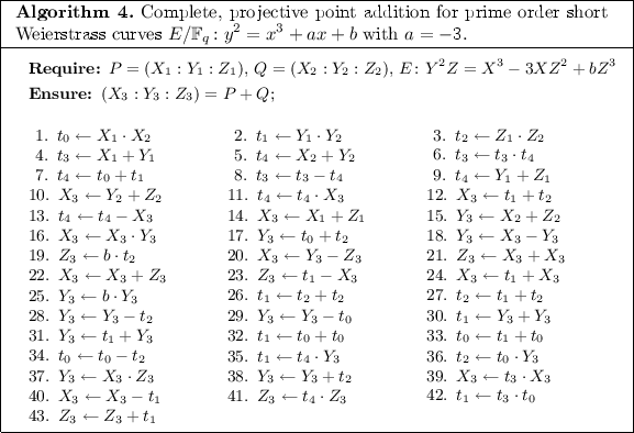 Complete Addition Formulas For Prime Order Elliptic Curves Springerlink