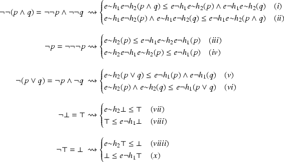 Multi Type Display Calculus For Semi De Morgan Logic Springerlink