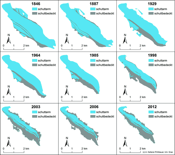 Die Pasterze, Österreichs größter Gletscher, und seine lange Messreihe