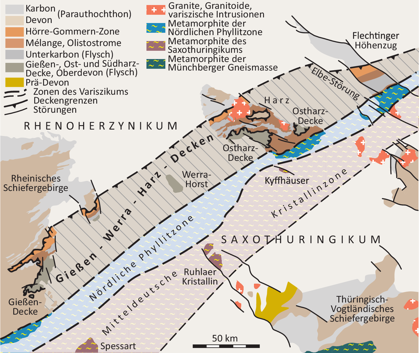 Granit batholith radiometrische Datierung