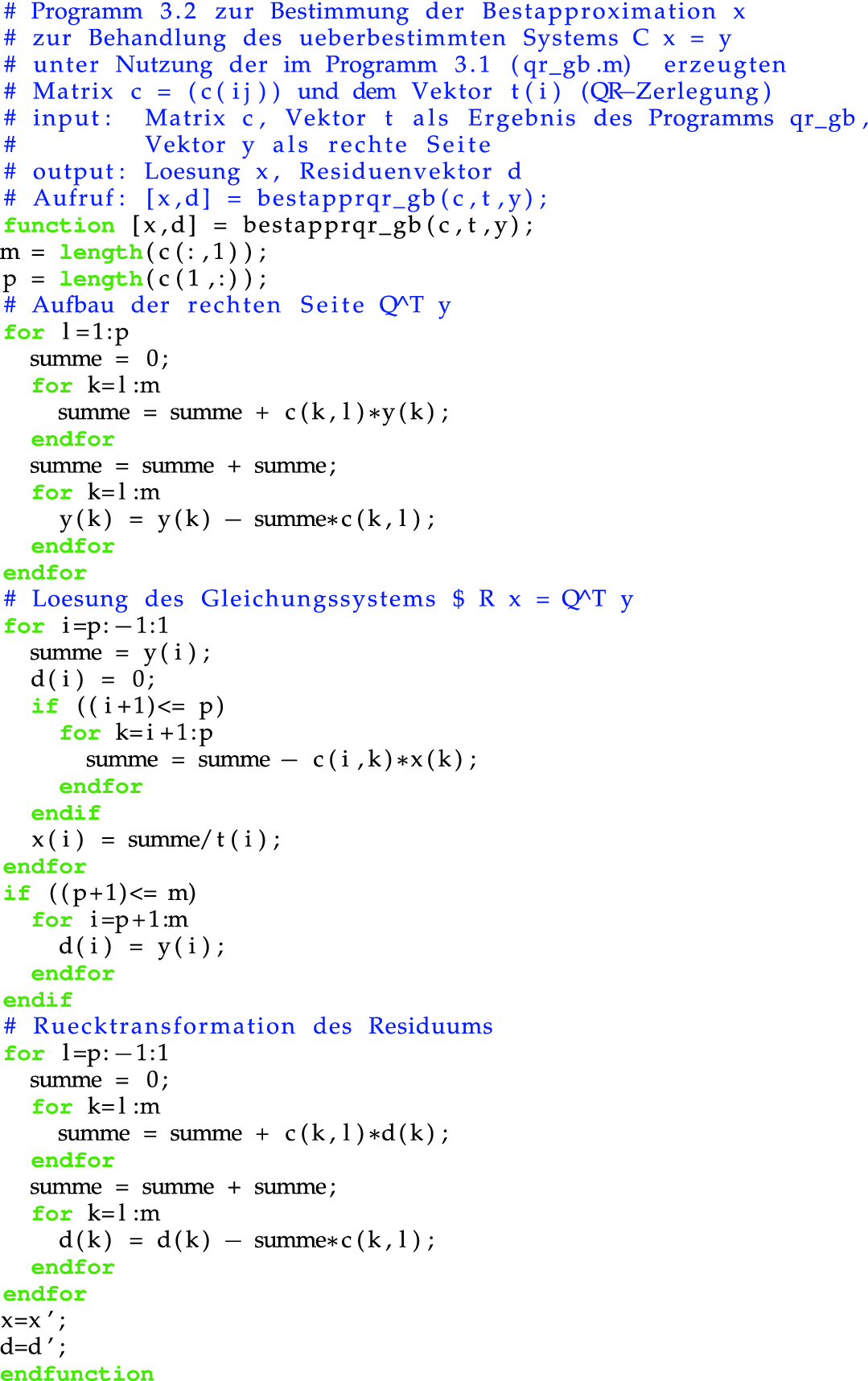 Uberbestimmte Lineare Gleichungssysteme Springerlink