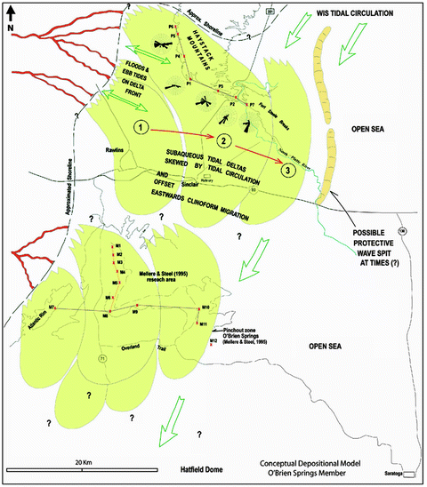 Tidal Deposits Of The Campanian Western Interior Seaway