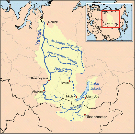 Yenisei River Basin And Lake Baikal Russia Springerlink