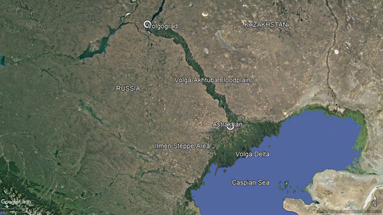 volga river delta russia springerlink