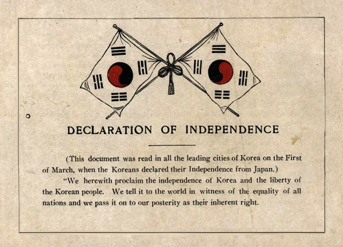 Three English Translations Of The Declaration Of Korean Independence Springerlink