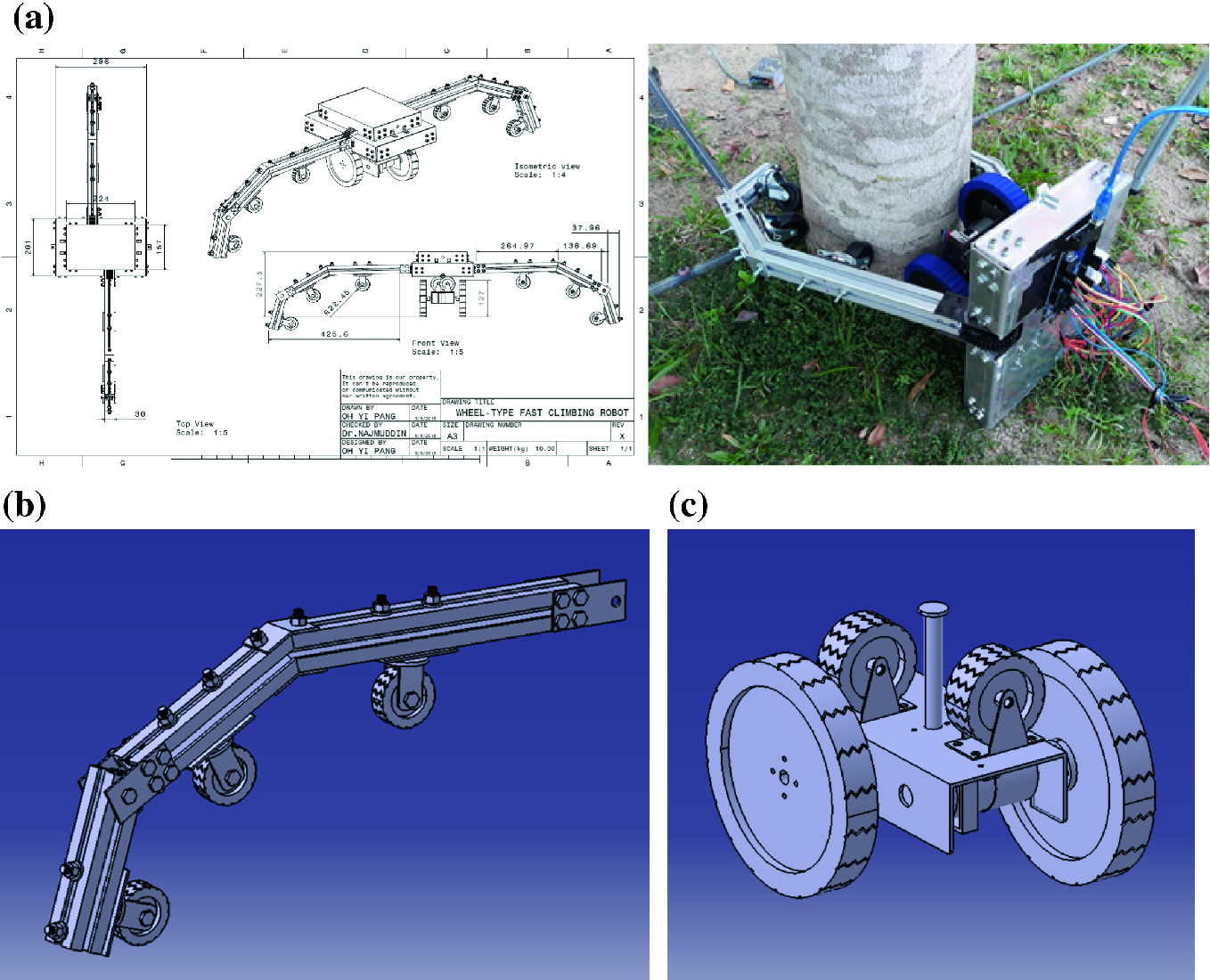climbing robot design