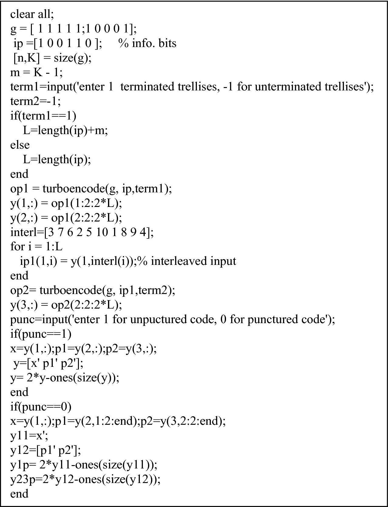 Turbo Codes Springerlink