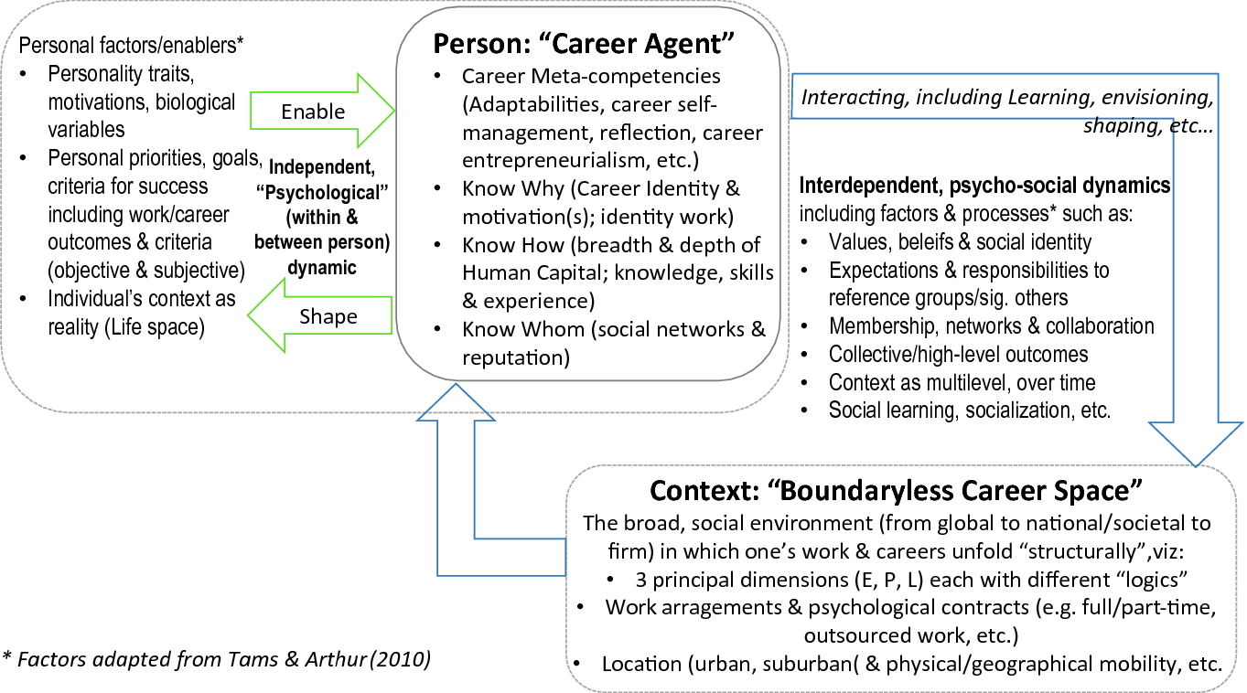 Entrepreneurship Professionalism Leadership As Dimensions Of Career Space Career Agency In The Macro Context Of Boundaryless Careers Springerlink