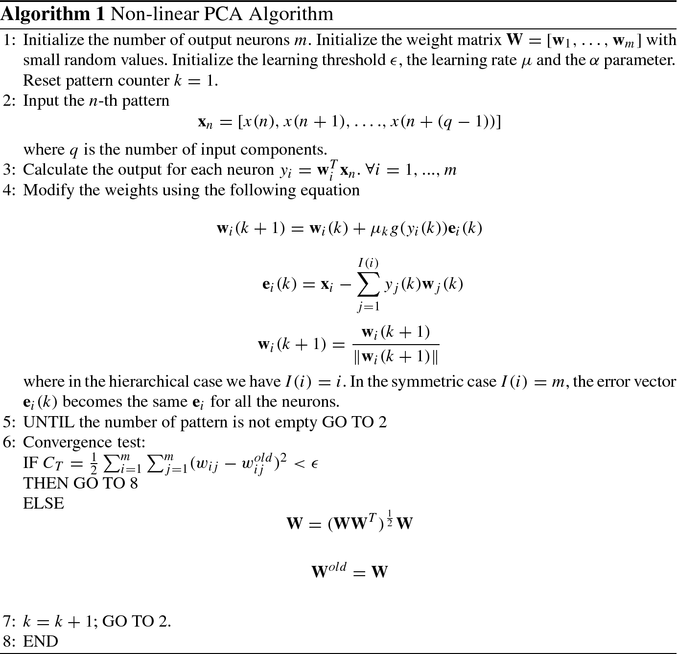 Non Linear Pca Neural Network For Eeg Noise Reduction In Brain Computer Interface Springerlink