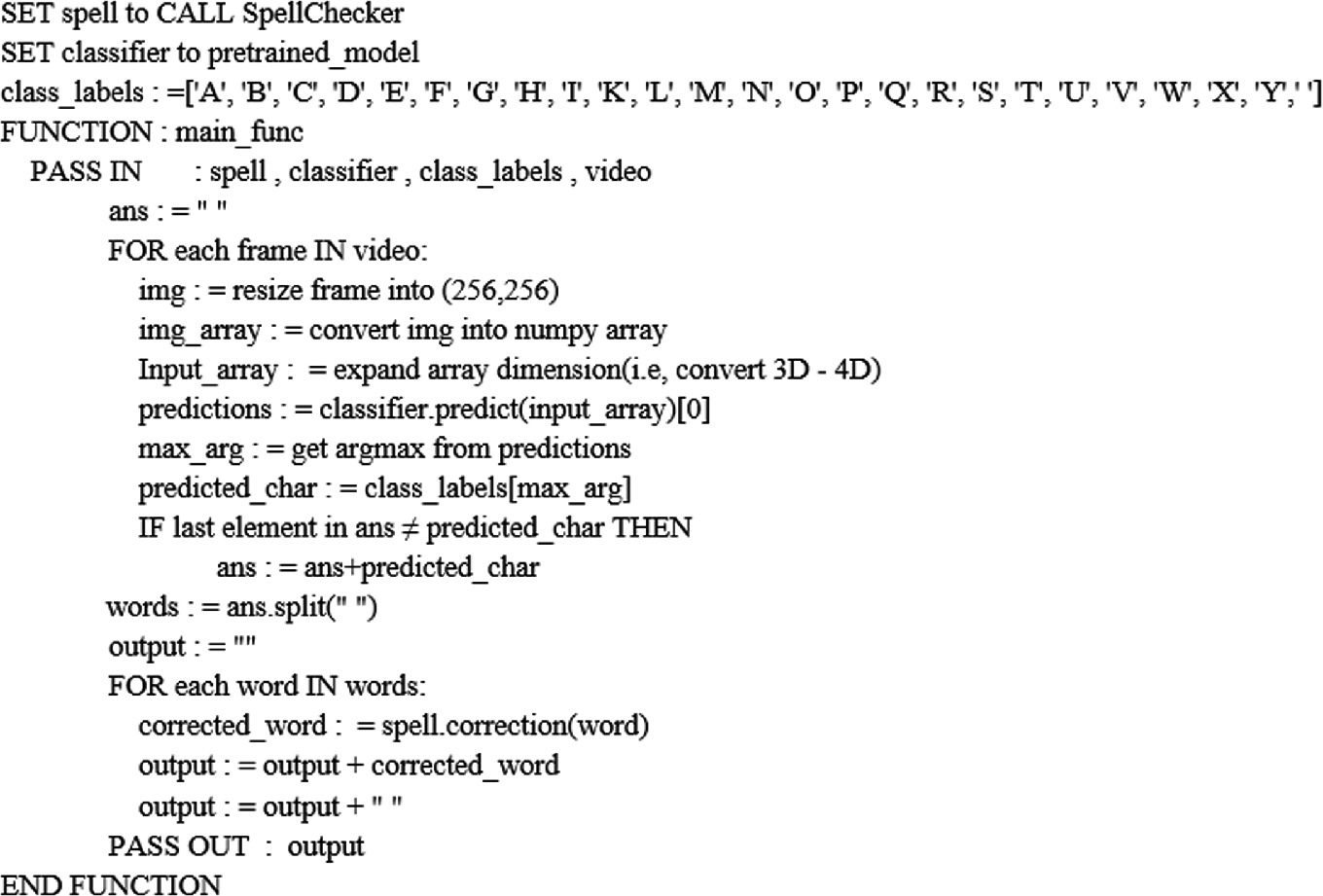 Sign Language Recognition Using Convolutional Neural Network Springerlink